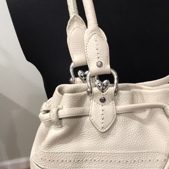 White Leather Brighton LOLITA Sachel - Picture 3 of 11